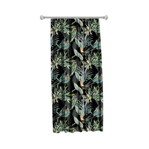 Tenda nera Birds, 140 x 270 cm Jungle - Mike & Co. NEW YORK