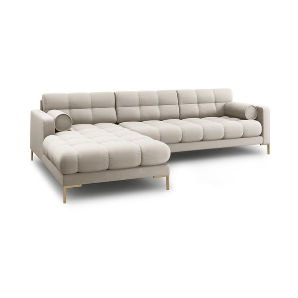 Divano angolare beige (angolo sinistro) Bali - Cosmopolitan Design-image-4