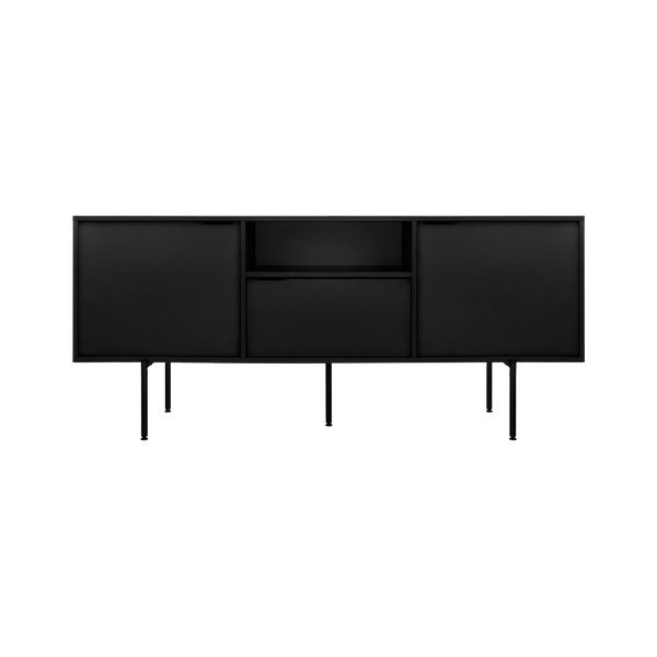 Mobile TV nero 180x79x50 cm Bau – noo.ma-image-2