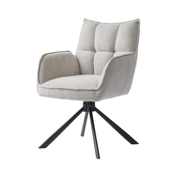 Set di sedie da pranzo color crema in imbottito 2 pz Marilla – Unique Furniture