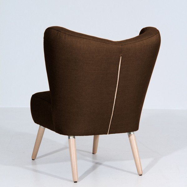 Poltrona marrone scuro Sari - Max Winzer-image-3