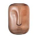 Vaso in vetro marrone Face - Bloomingville