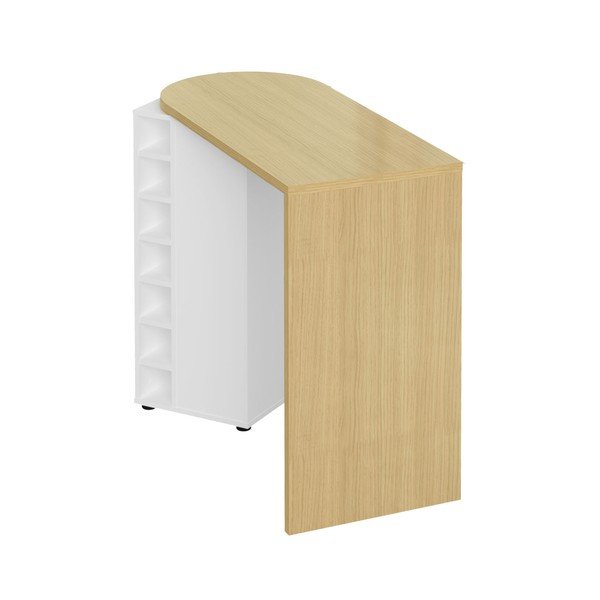 Tavolo da bar con piano in rovere 110x50 cm Roll - TemaHome-image-3