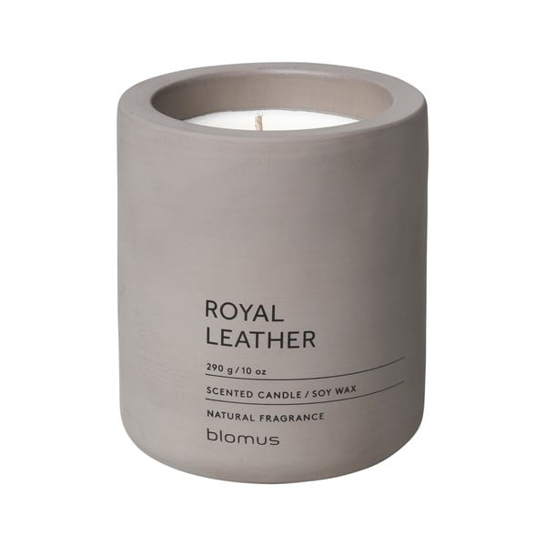 Candela di soia profumata tempo di combustione 55 h Fraga: Royal Leather - Blomus