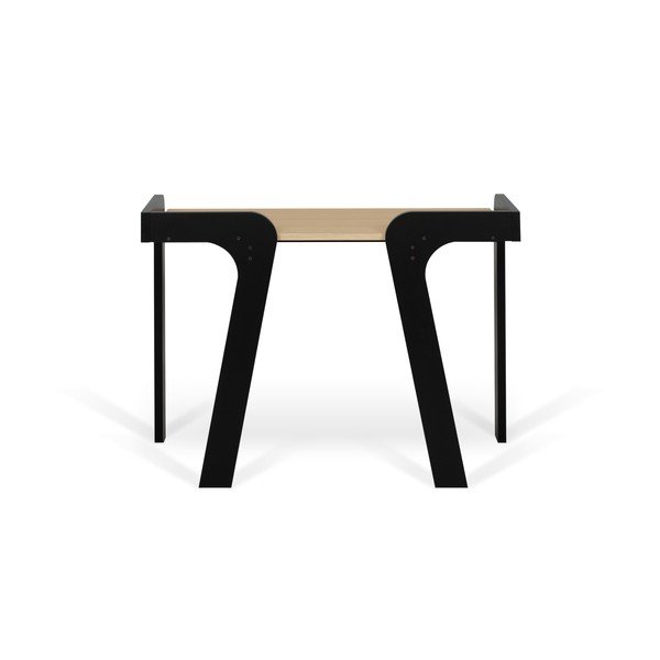Tavolo da lavoro con piano in rovere 105x57,6 cm Maya - TemaHome-image-3