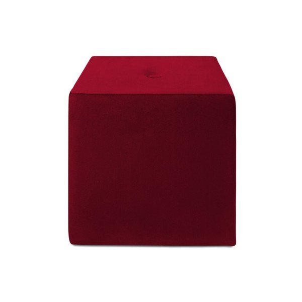 Pouf rosso , 40 x 45 cm Margaret - Mazzini Sofas-image-2