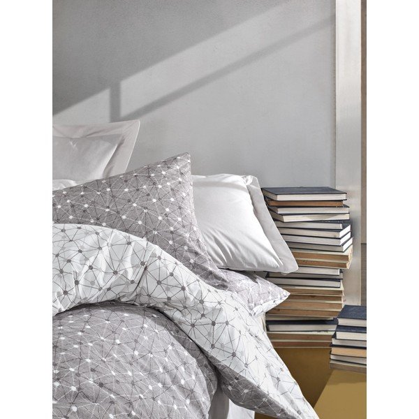 Biancheria da letto in cotone con lenzuolo Cotton Box Mottle, 200 x 220 cm - Mijolnir-image-1