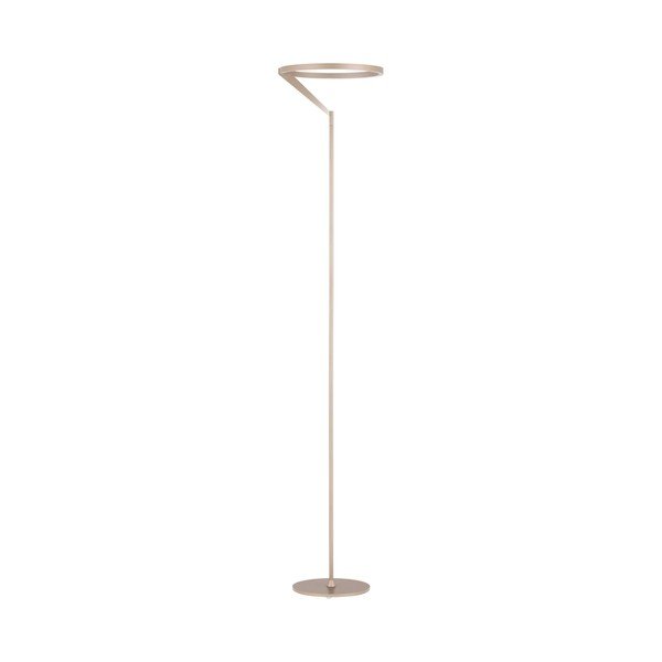 Lampada da terra LED oro rosa in alluminio con intensità regolabile (altezza totale 168 cm) Tilia – Nova Luce