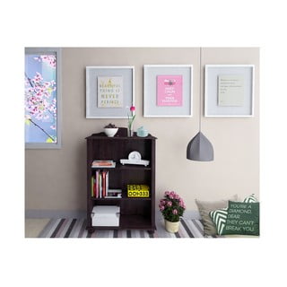 Libreria marrone in legno di pino 77x116 cm Ella - Støraa