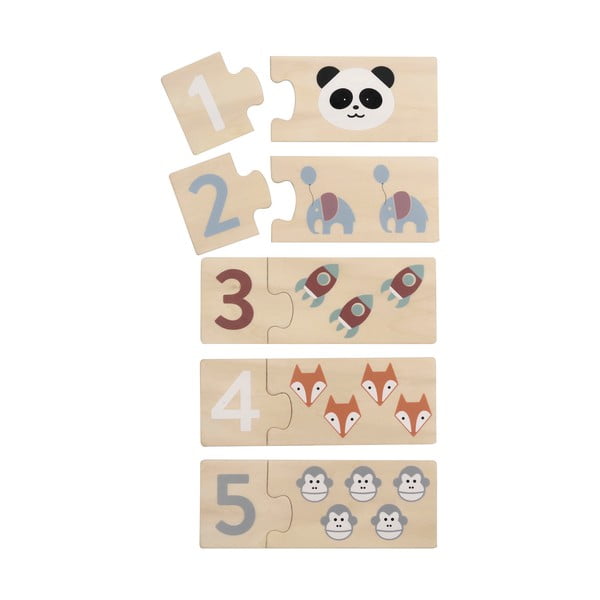 Puzzle in legno per bambini Numbers – Kindsgut