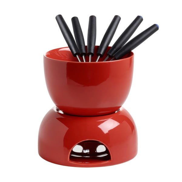 Červený set na fondue Maxwell & Williams Infusions T