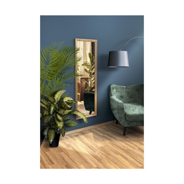 Specchio da parete con cornice marrone , 42 x 137 cm Paris - Styler-image-4