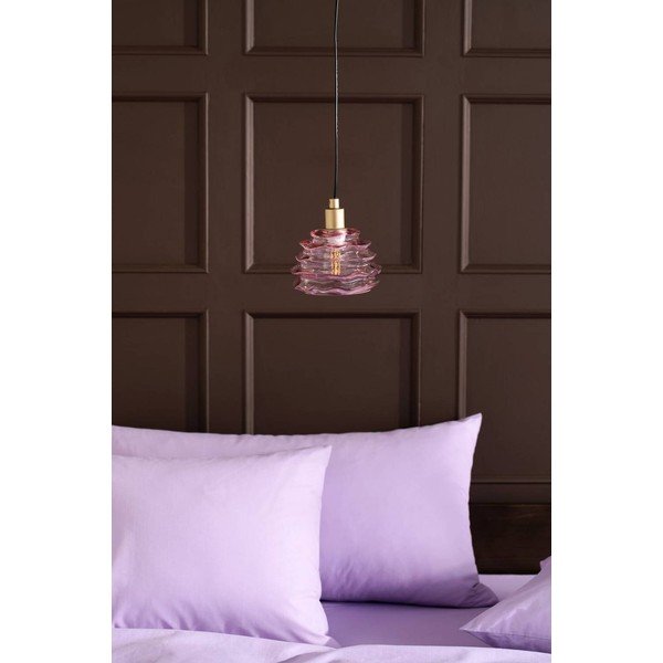 Lampadario rosa in vetro ø 15 cm Fall – Jotex-image-2