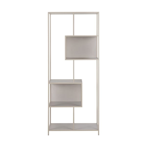 Libreria grigia 77x185x35 cm Seaford – Actona-image-3