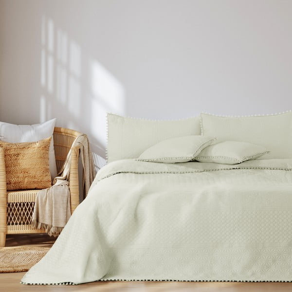 Copriletto crema , 200 x 220 cm Meadore - AmeliaHome-image-3