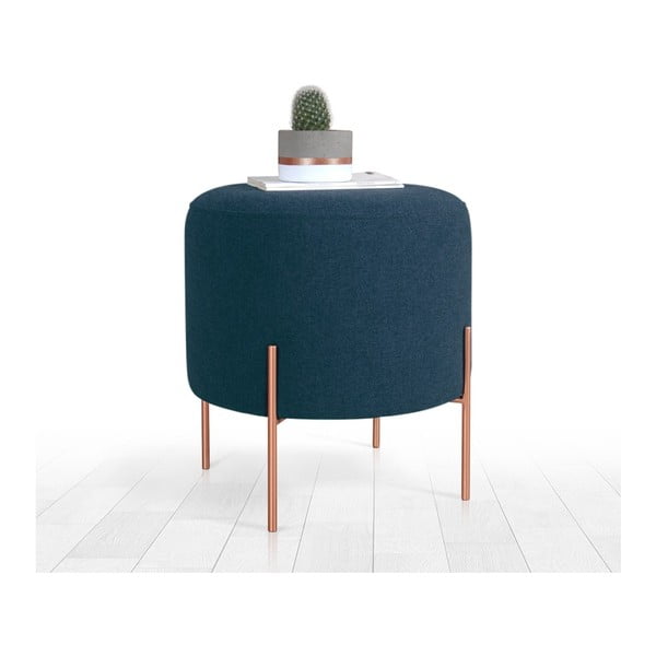 Sgabello blu scuro Copper - Artie-image-3