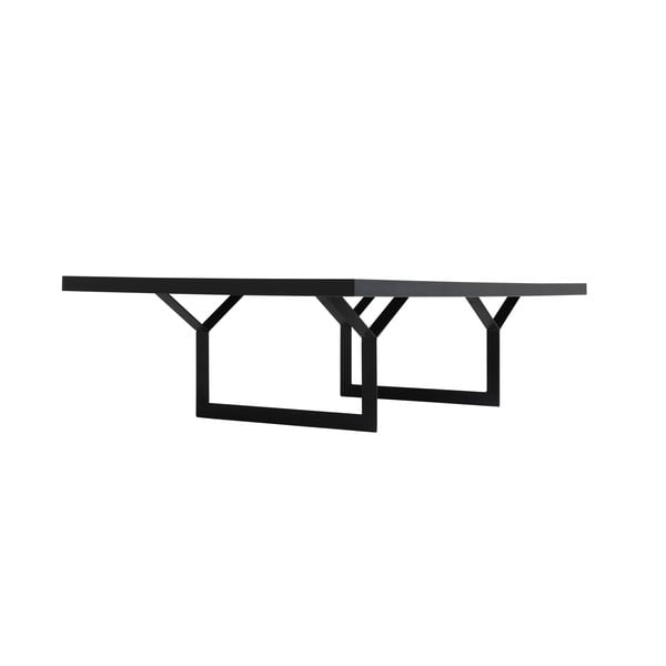 Tavolino nero Custom Form Longo - CustomForm