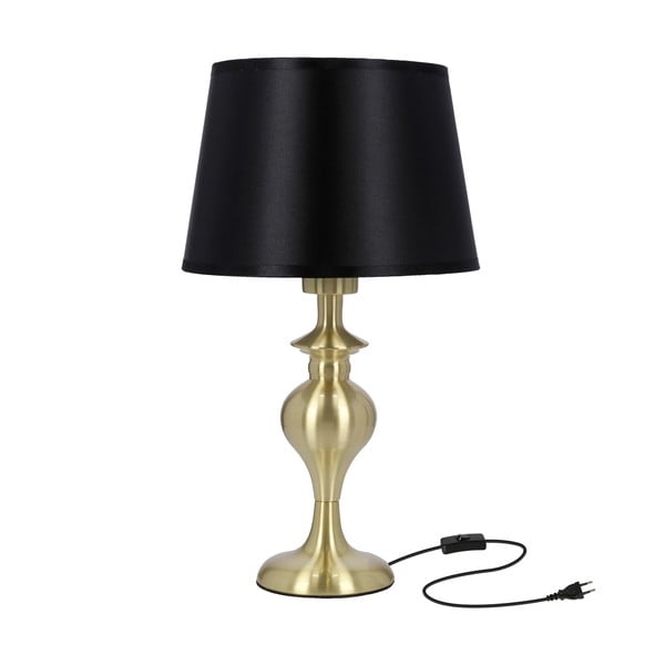Lampada da tavolo in nero e oro (altezza 40 cm) Prima Gold - Candellux Lighting-image-2