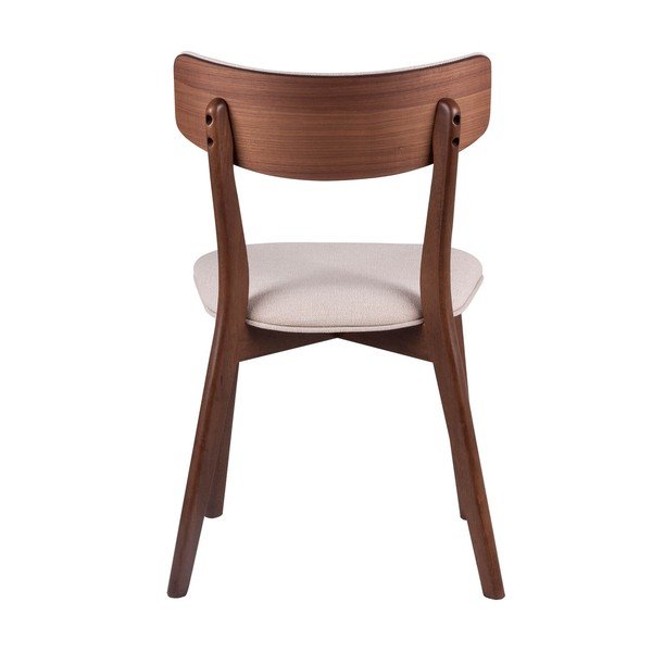 Set di 2 sedie da pranzo con base marrone scuro Anais - sømcasa-image-3