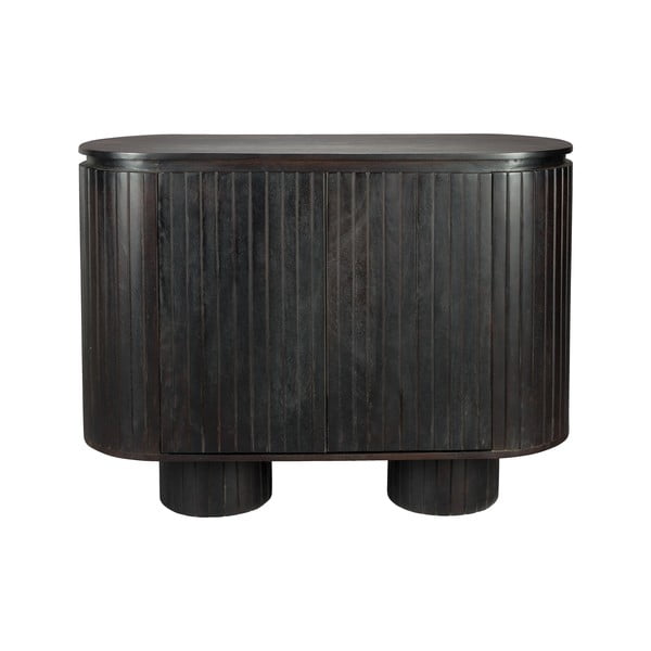 Armadietto marrone scuro in mango massiccio 110x80x40 cm Kenji – Dutchbone