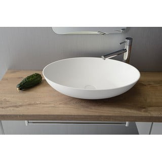 Lavabo in ceramica bianca , 60 x 40 cm Thin - Sapho