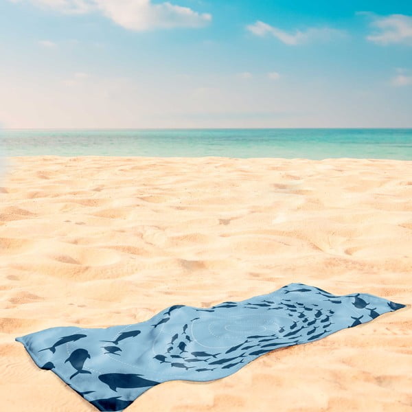 Telo mare blu 90x180 cm Shoal - DecoKing-image-4