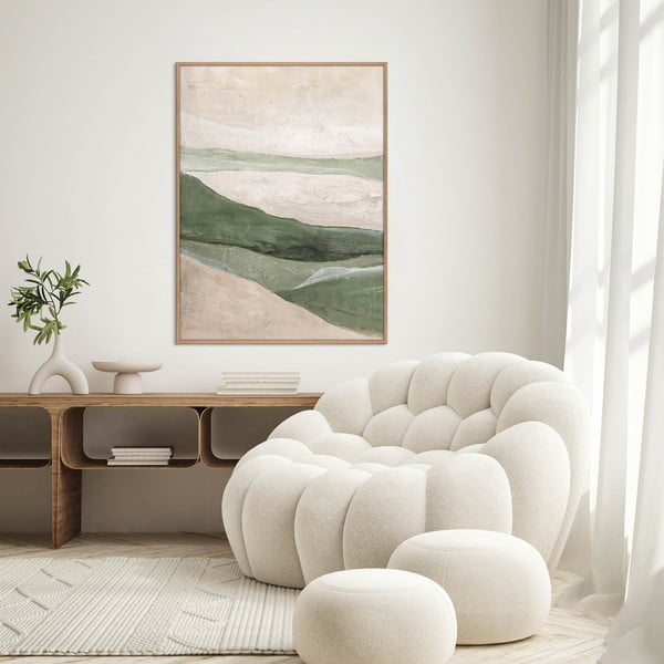 Quadro dipinto a mano 90x120 cm Green Field - Malerifabrikken-image-1