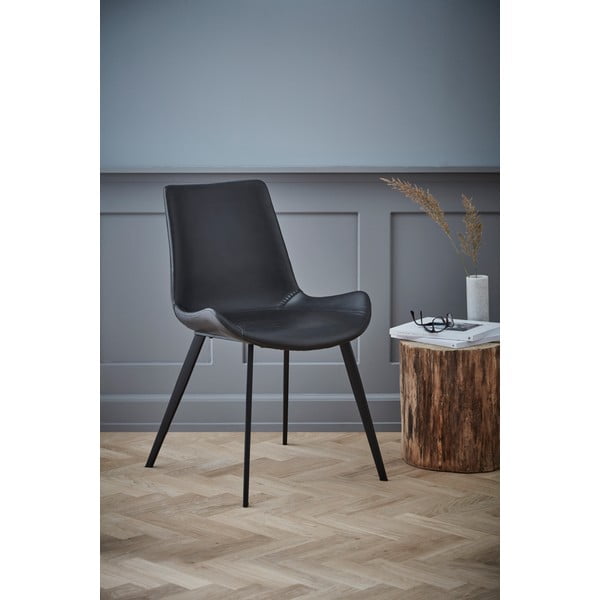 Sedia da pranzo in similpelle nera DAN-FORM Danimarca Hype - DAN-FORM Denmark-image-4