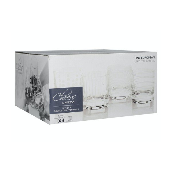 Bicchieri da whisky in set da 4 pezzi 377 ml Cheers - Mikasa-image-4