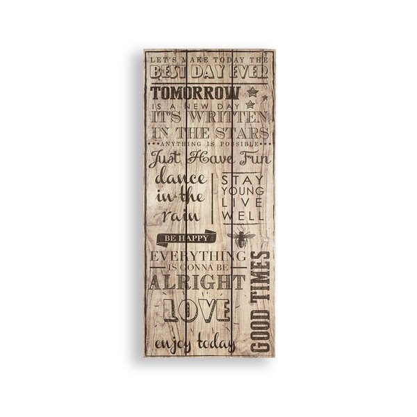 Insegna in legno 30x70 cm Best Day Ever - Graham & Brown