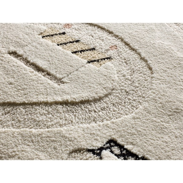 Tappeto da gioco per bambini beige 120x170 cm Clown – Universal-image-2