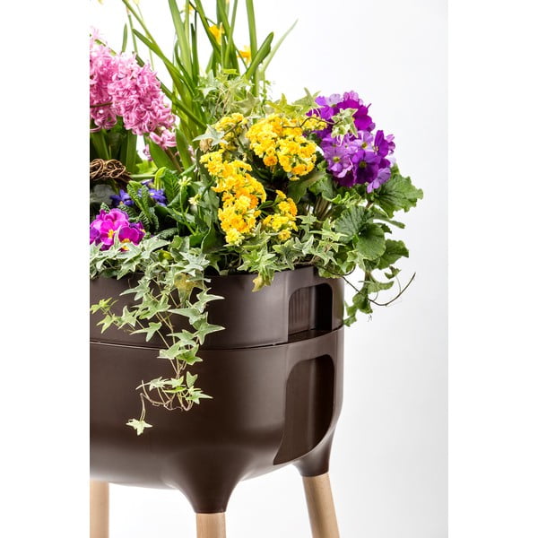 Vaso per coltivazione in plastica con sistema di auto-irrigazione Urbalive – Plastia-image-2