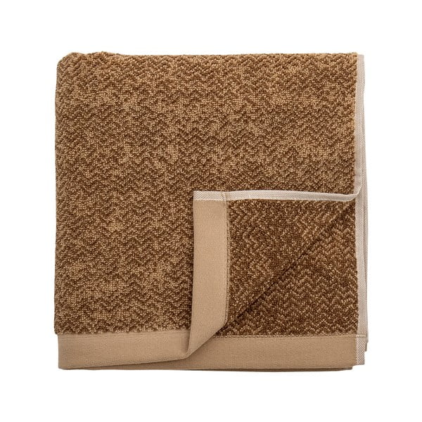 Asciugamano in cotone marrone 50x100 cm Kahla - Bloomingville