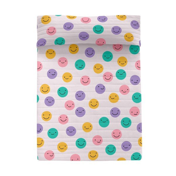Copriletto trapuntato 240x260 cm Funny faces - Aware-image-2
