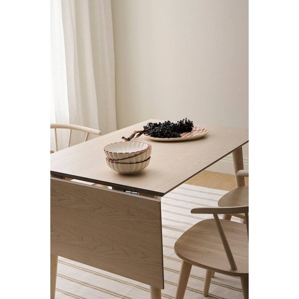 Tavolo da pranzo con effetto olmo allungabile con estensione 80x120 cm Jolina – Ellos Home-image-2