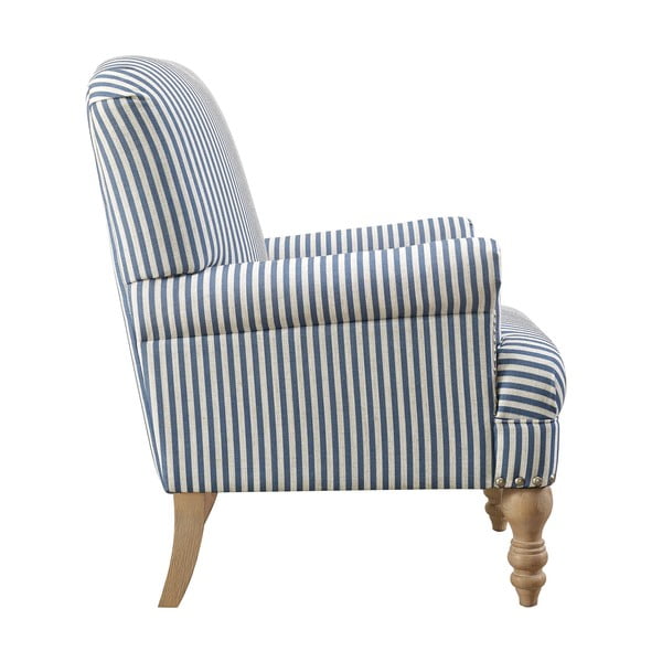 Poltrona in lino blu Jaya - Støraa-image-3