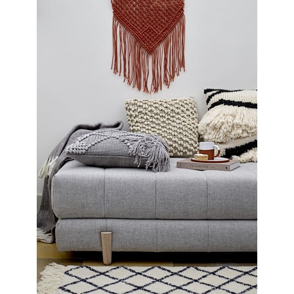 Tappeto in lana bianca Geo, 200 x 300 cm - Bloomingville-image-1