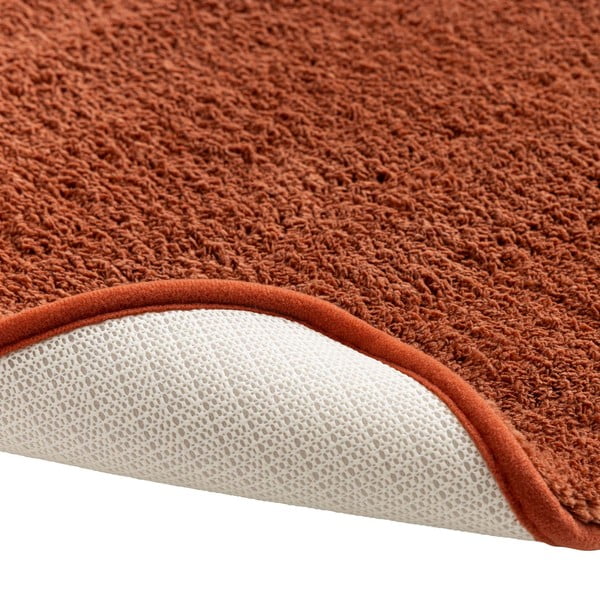 Tappetino per il bagno color terracotta 50x80 cm Mael – douceur d'intérieur-image-2