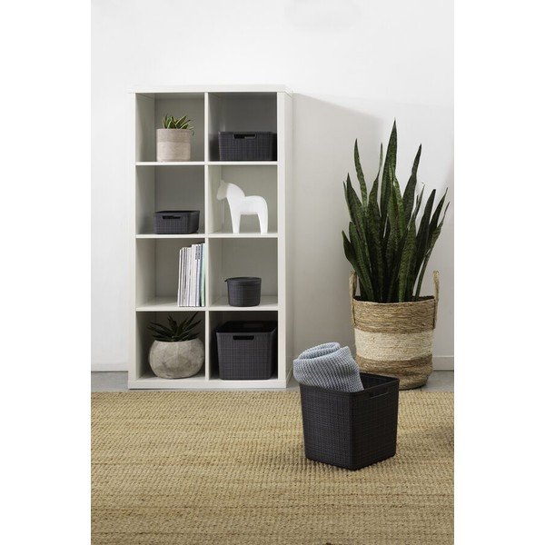 Cestino grigio scuro , 5 l Jute - Curver-image-2