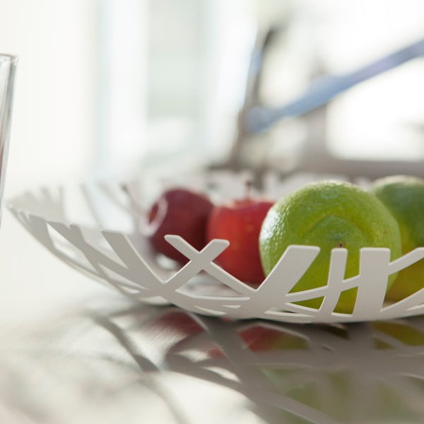 Fruttiera bianca , ø 26 cm Tower - YAMAZAKI-image-3