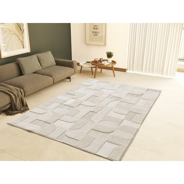 Tappeto beige 134x200 cm Element - Universal-image-1