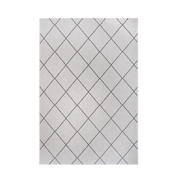 Tappeto da esterno nero e grigio Londra, 200 x 290 cm - Ragami