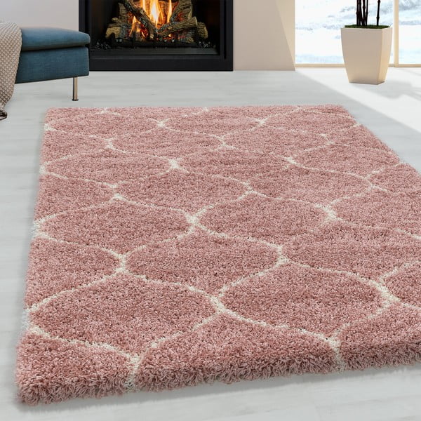 Tappeto rosa 80x150 cm Salsa - Ayyildiz Carpets-image-1