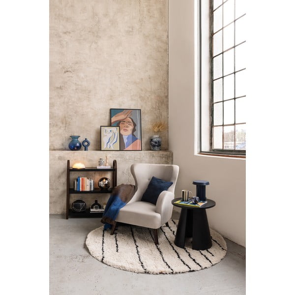 Tappeto rotondo beige ø 160 cm - Ragami-image-1