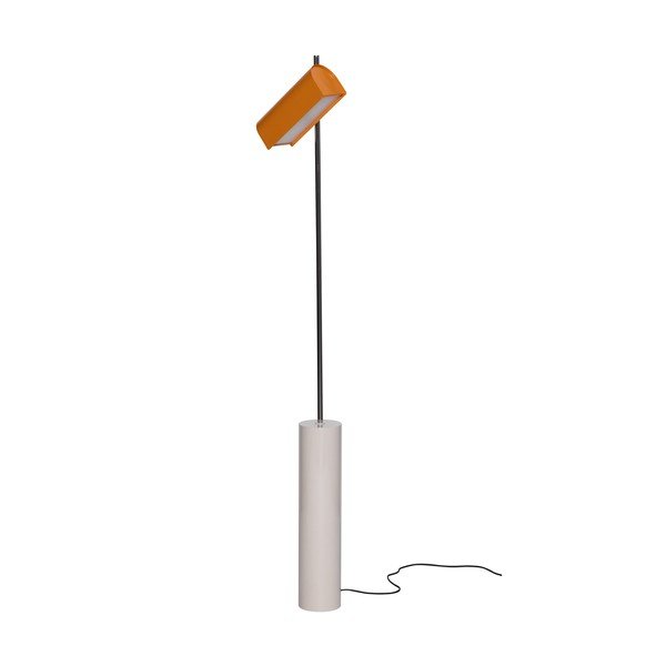 Lampada da terra LED arancione con intensità regolabile (altezza totale 160 cm) Reflector – Hübsch