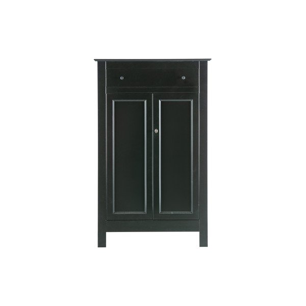 Armadio in legno di pino nero Eva - WOOOD