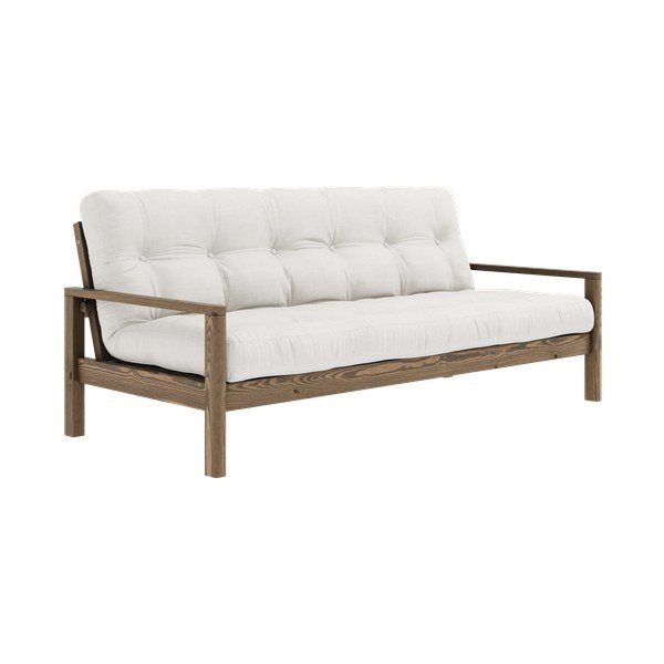 Divano letto crema 205 cm Knob - Karup Design-image-3