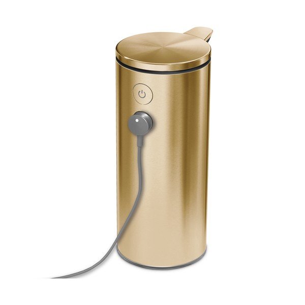 Dispenser di sapone in acciaio inox color oro 266 ml - simplehuman-image-2