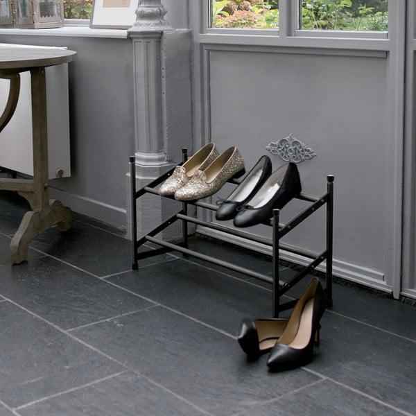 Scarpiera telescopica in metallo nero - Compactor-image-1