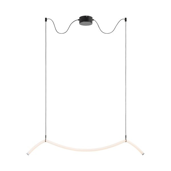 Lampadario LED bianco/nero in metallo con intensità regolabile Melt – Markslöjd